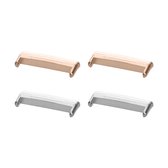 kwmobile adaptateur de connexion bracelet de montre adapté pour Fitbit Versa 4 / Sense 2 / Versa 3 / Sense - Pour bracelets de 20 mm - Set de 4 - Geen outil requis