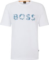 BOSS - T-shirt Bossocean Wit - Heren - Maat 4XL - Regular-fit