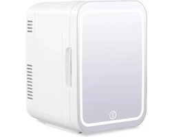 Bolmans - Skincare Fridge - Mini Fridge Multifunctioneel - Make Up Koelkast - 4 Liter - Met Spiegeldeur - Small Fridge