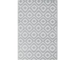 vidaXL - Buitenkleed - ARAKIL - 120x180 - cm - PP - grijs