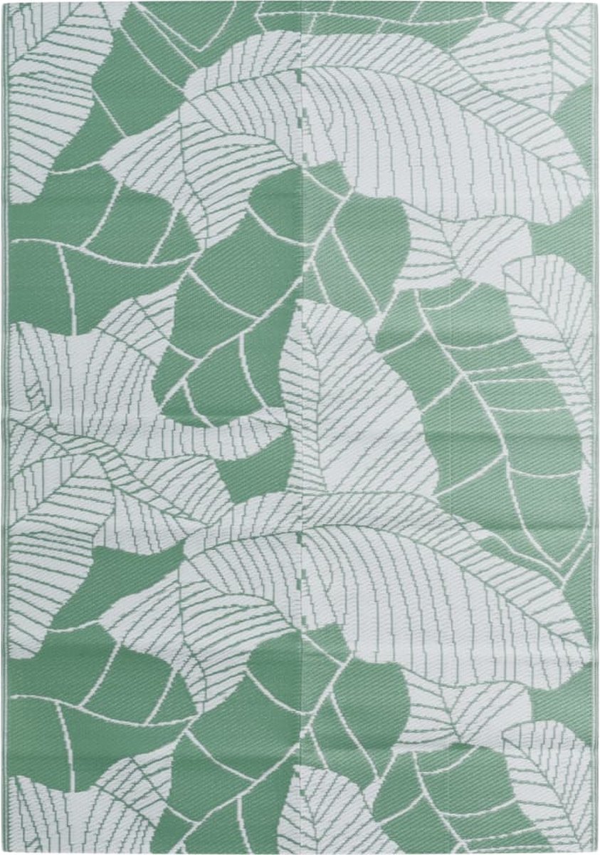 vidaXL - Buitenkleed - ARAKIL - 140x200 - cm - polypropeen - groen