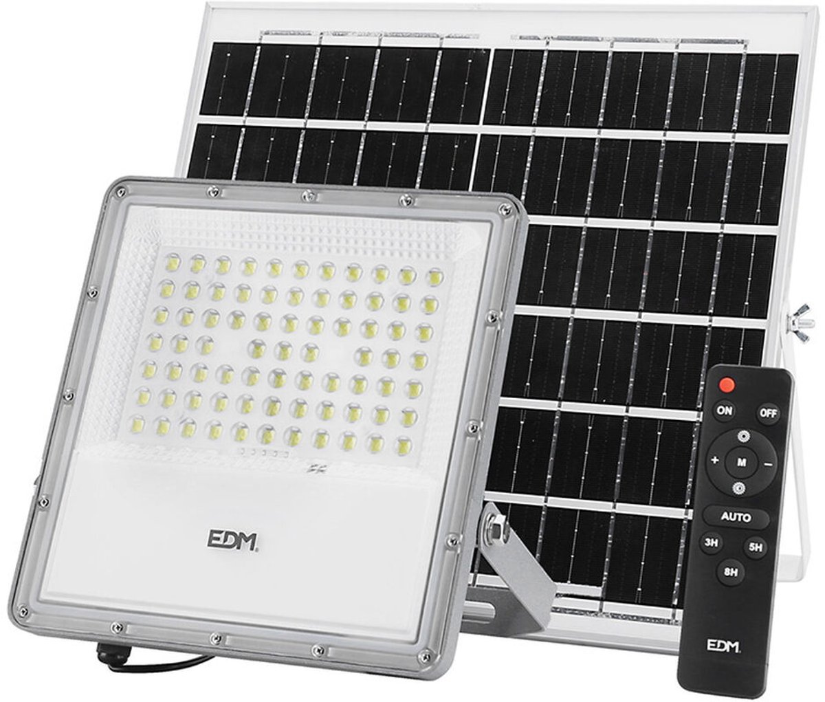 Floodlight/Projector Light EDM 31855 200 W 1500 lm Remote control Photovoltaic solar panel (6500 K)
