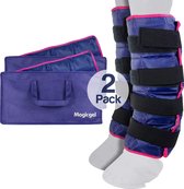 Horse Ice Pack - Cooling Leg Wraps voor Hock, Enkel, Knee, Benen, Laarzen en Hoeven. (Twin Ice Boot, by Magic Gel)