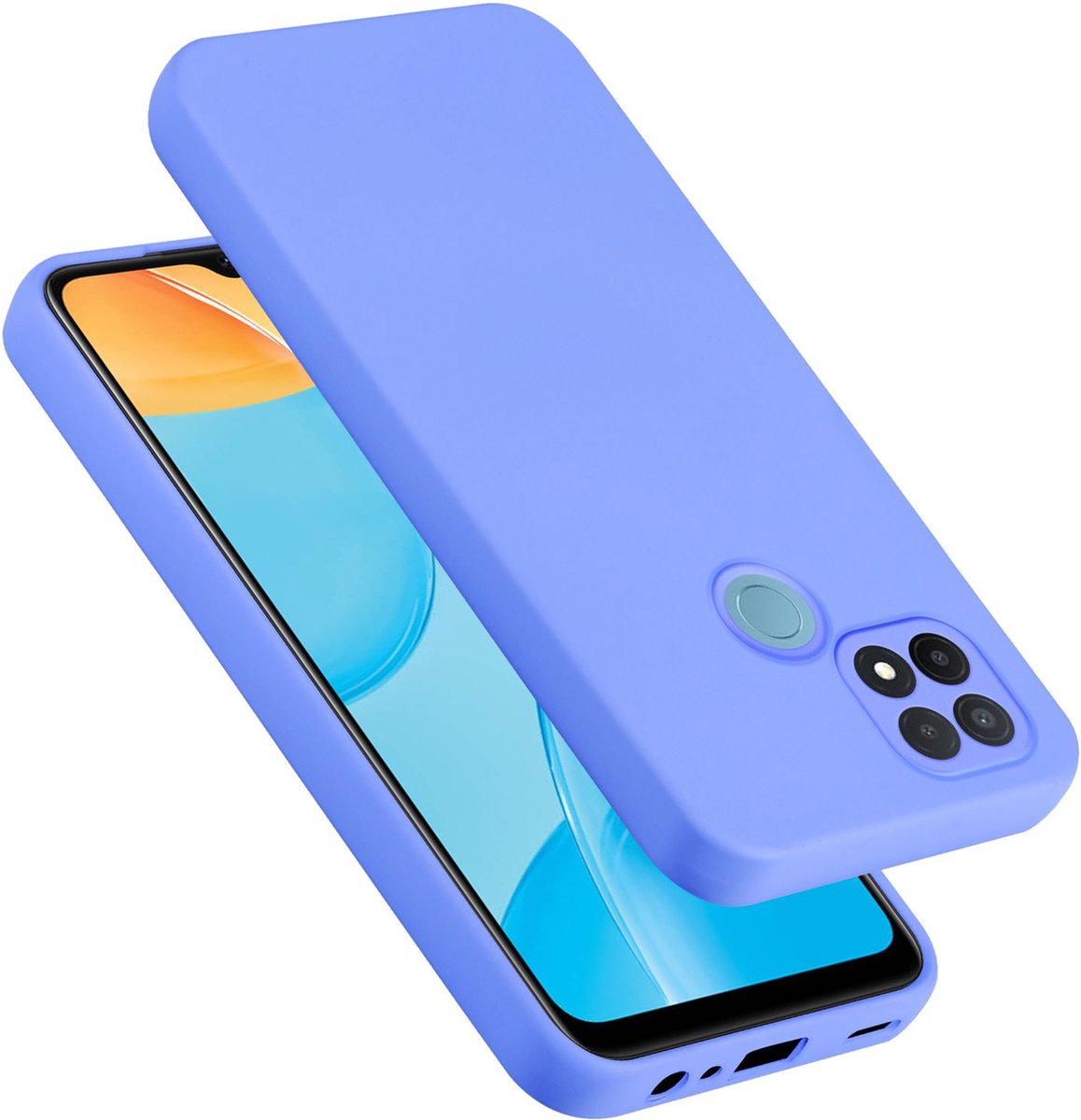 Cadorabo Hoesje geschikt voor OPPO A15 / A15s in LIQUID LICHT PAARS - Beschermhoes gemaakt van flexibel TPU silicone Case Cover