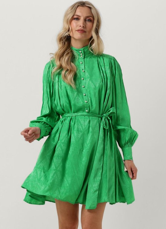 Notre-V Nv-danton Pearl Dress Jurken Dames - Kleedje - Rok - Jurk - Groen - Maat M