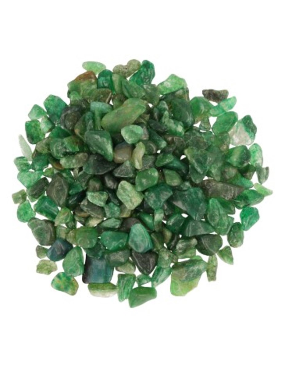 Ruben Robijn Aventurijn groen 500 gr. trommelstenen (mt1)