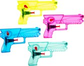 LG Design Waterpistool set - 10x - klein model - 15 x 8 x 3 cm - diverse kleuren - waterpistooltje