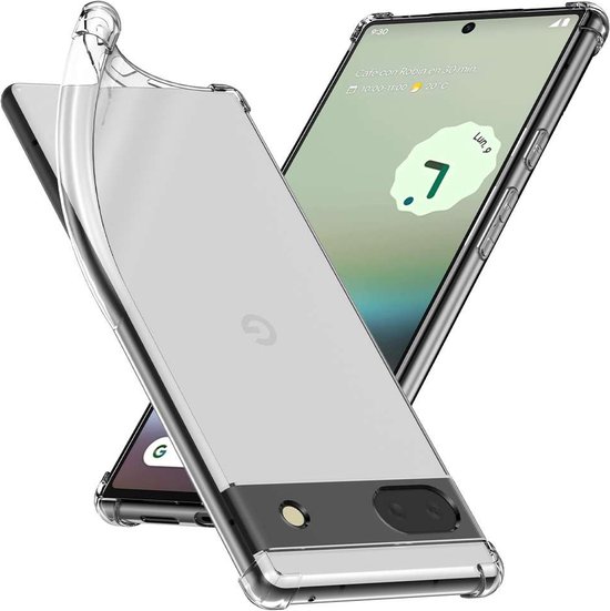 ebestStar - Coque compatible avec Google Pixel 6A, Etui Protection Silicone Transparent Antichoc, Coins Renforcés, Transparent