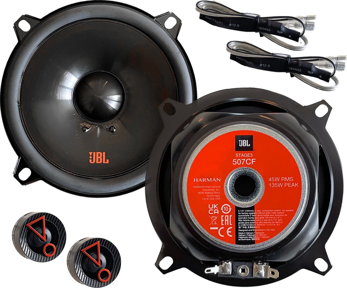 JBL Stage3 507CF - Autospeakers - 13 cm (5,25”) - 2-weg Composet - 135 Watt - Luidspreker set – foto 8