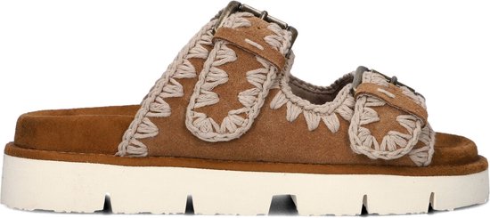 Mou New Bio Slippers - Dames - Cognac - Maat 37