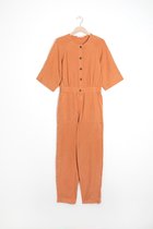 Sissy-Boy - Warm bruine jumpsuit met knopen