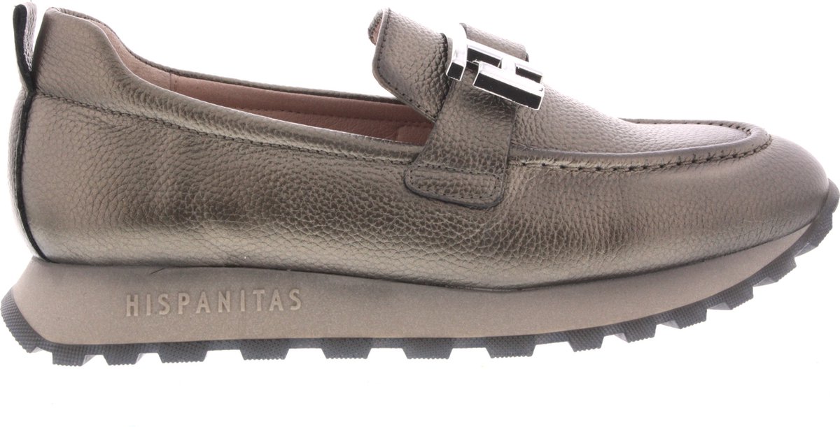 Dames Instappers & Ballerina's Hispanitas Hispanitas Loira Hi243621 Basalt Brons - Maat 38