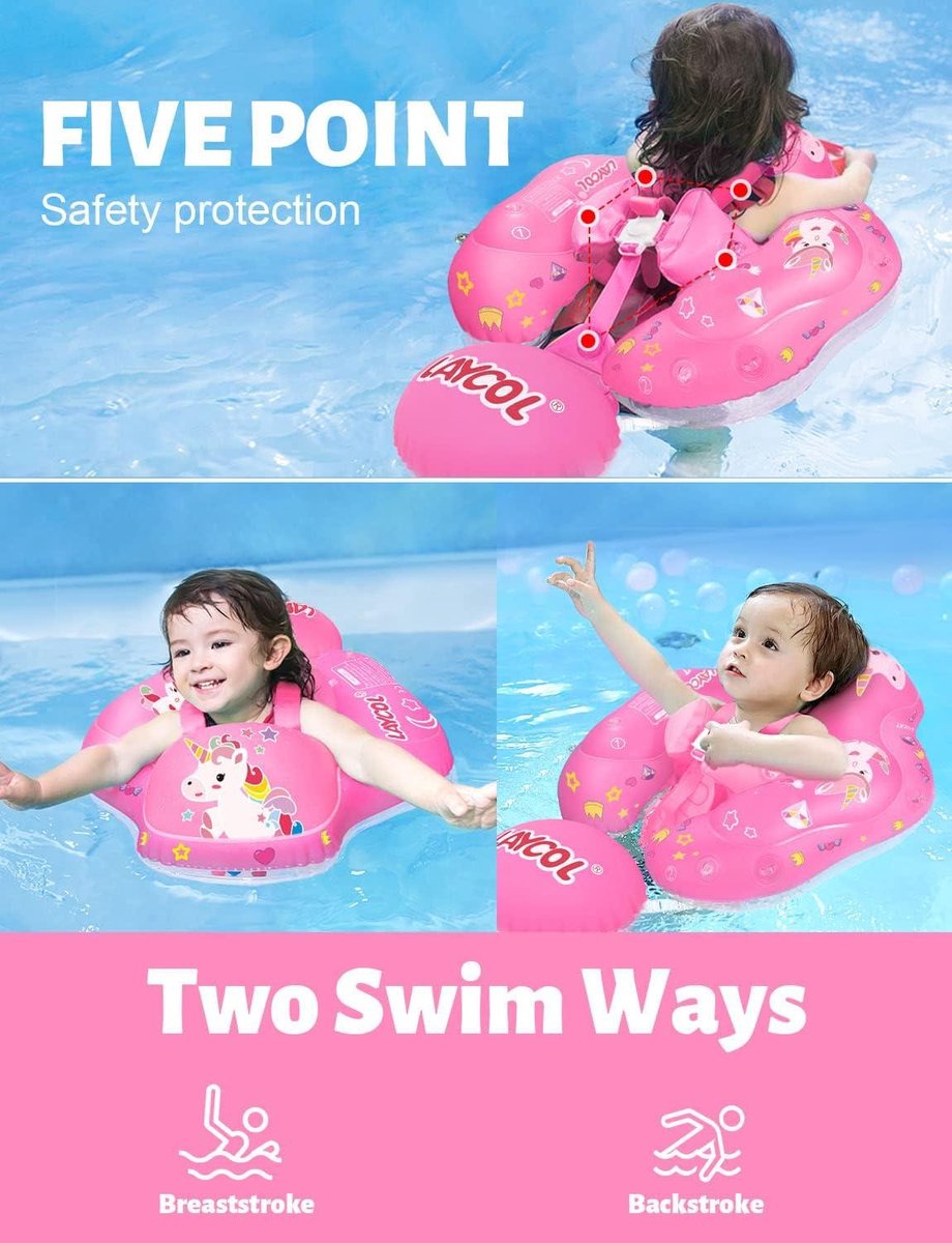 Konges Slojd baby-zwemband unicorn roze eenhoorn babyfloat 11-15 kilo - supersale