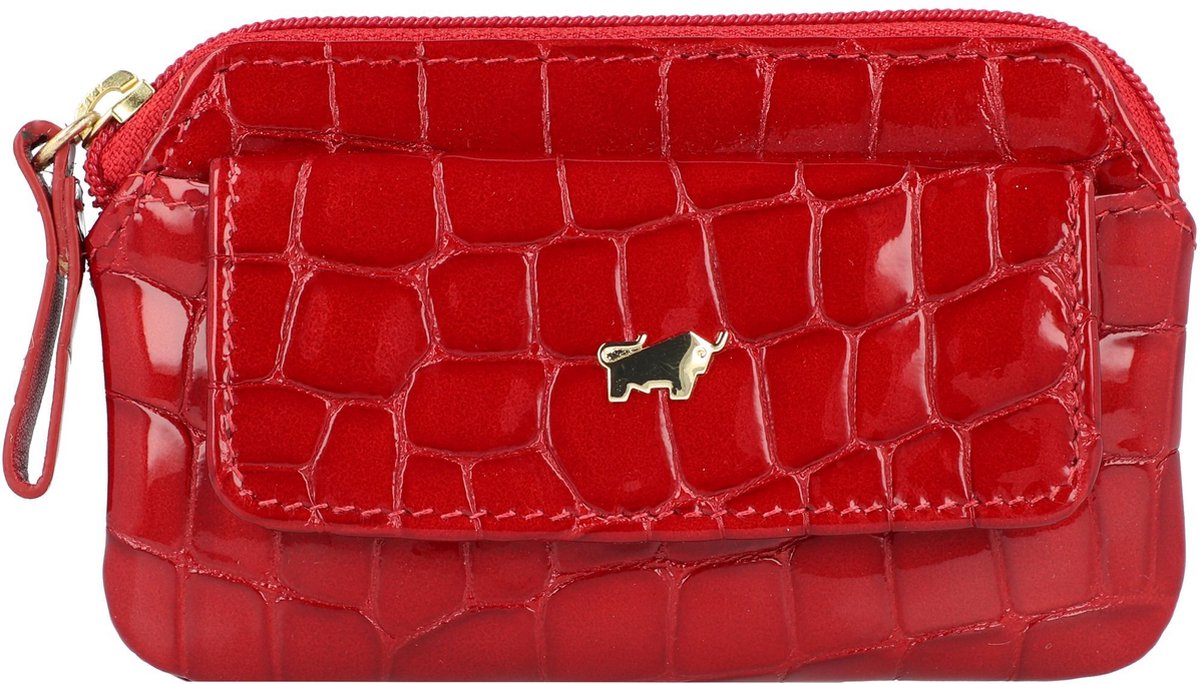 Braun Buffel Verona Sleuteletui Dames & Heren - Leer - Rood