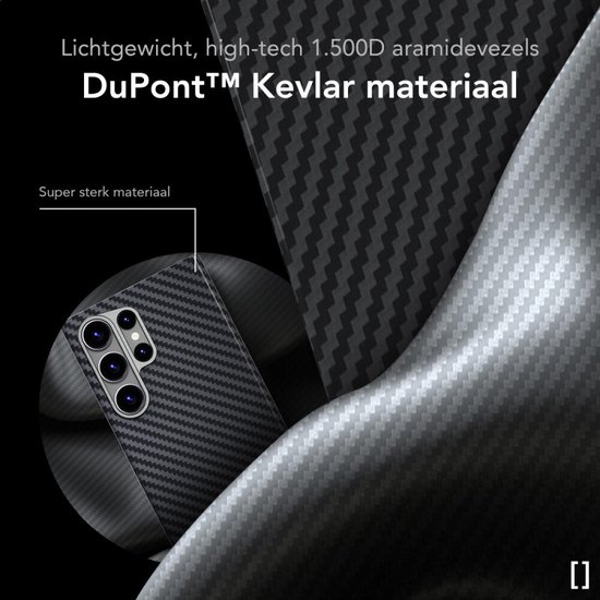 Lichtgewicht, high-tech DuPont Kevlar materiaal, super sterk.