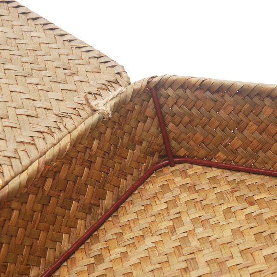 Panier De Rangement En Osier De Mer Avec Couvercle - 2 Tailles (32x28 Cm Et 27.5x23.5 Cm) - Déco Naturelle Pour Salon, Chambre