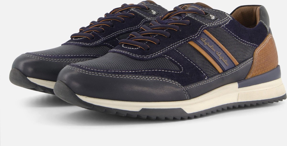Australian Filmon Sneakers blauw Leer - Maat 47