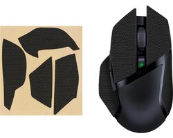 kwmobile gaming muis grip tape geschikt voor Razer Basilisk X Hyper Speed muis – Antislip muistape grip – Muis grip tape in zwart