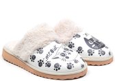 GOBY - Meow Cats - Sabots pour femmes - Slippers - Slippers - Haute qualité - Fait main - Taille 39
