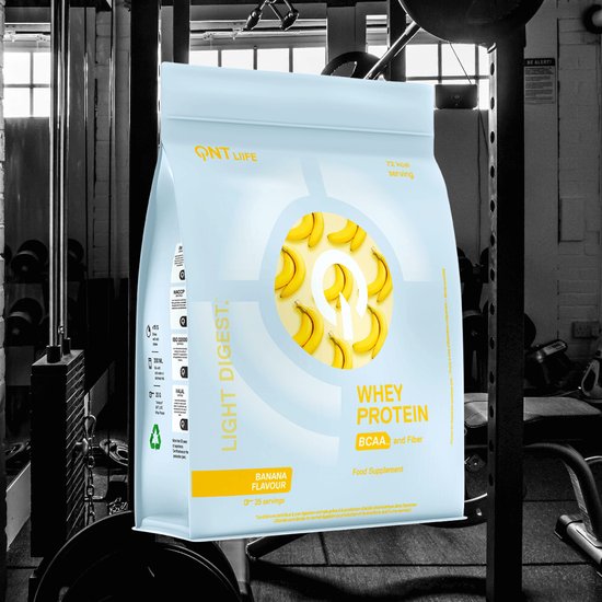 Qnt Light Digest Whey protein Banana 500 gram — afbeelding 5