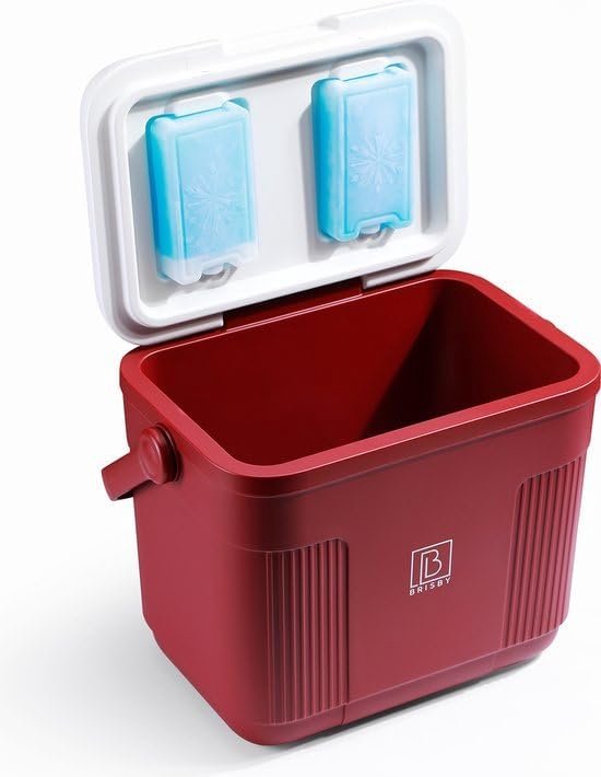 Koelbox - 13 en 22 liter, 18 uur warm - 40 uur koel - Inclusief koelelementen 450 ML - Koeltas voor werk, kamperen, barbecue of vakantie van Koelbox. — afbeelding 2