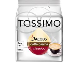 Jacobs Caffe Crema Classico -16 capsules T-Disc
