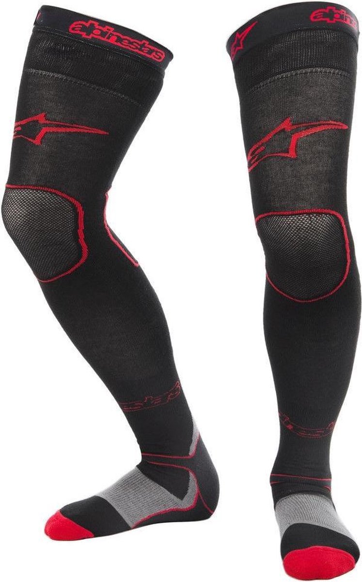 Alpinestars MX Long Socks Black/Red-S/M