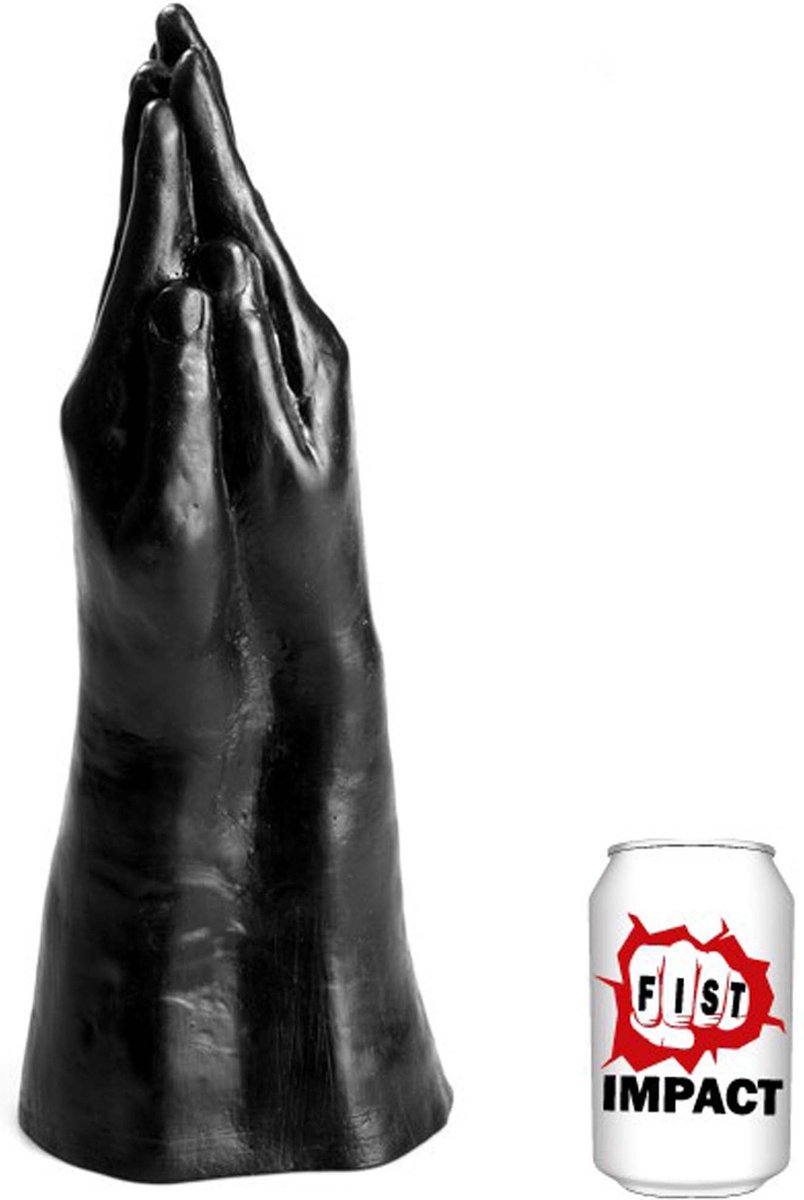 Gangbangster - Deep Dive - Extreme Dildo - 38 x 14 cm - PVC - Zwart