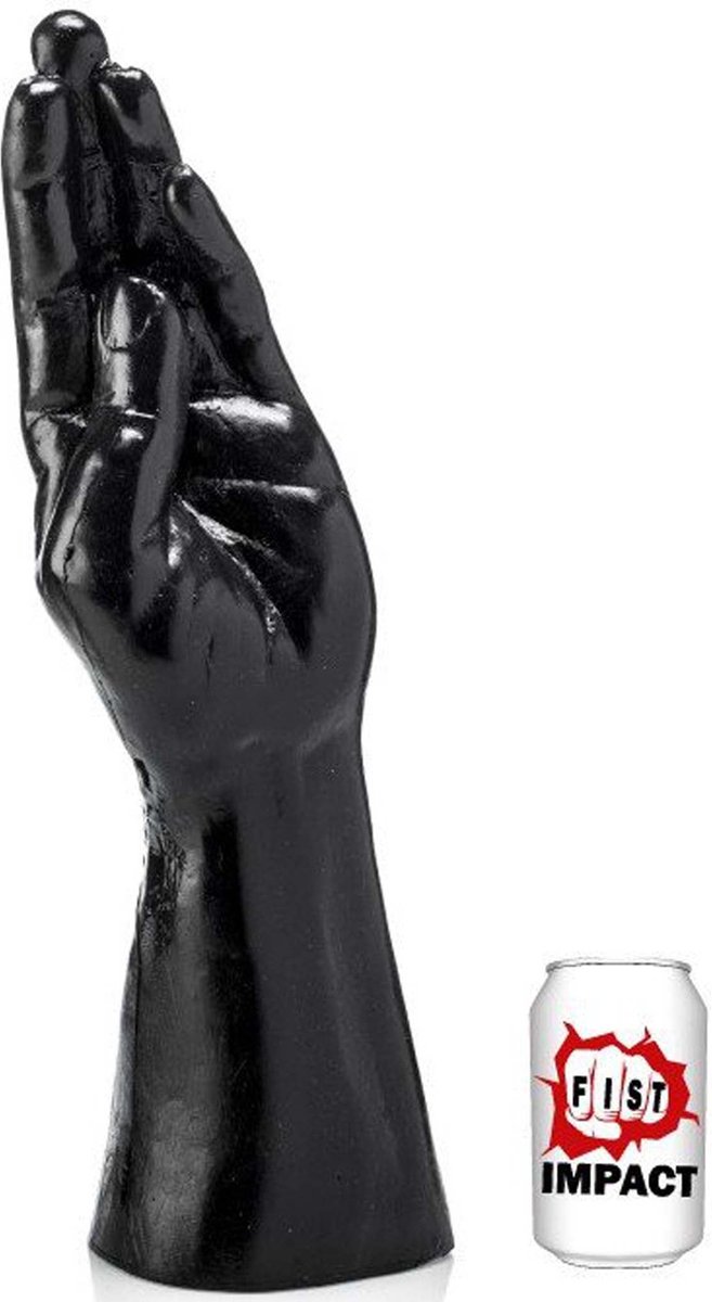 Gangbangster - Fist & Furious - Dildo 48 x 13 cm - PVC - Zwart