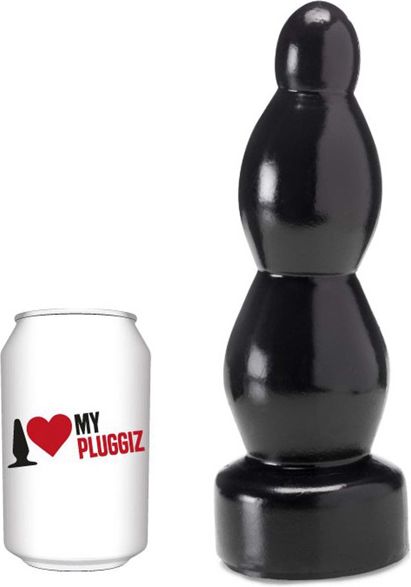 Goedkoopste Gangbangster - Towy - Buttplug - 22 x 7,7 cm - PVC - Zwart