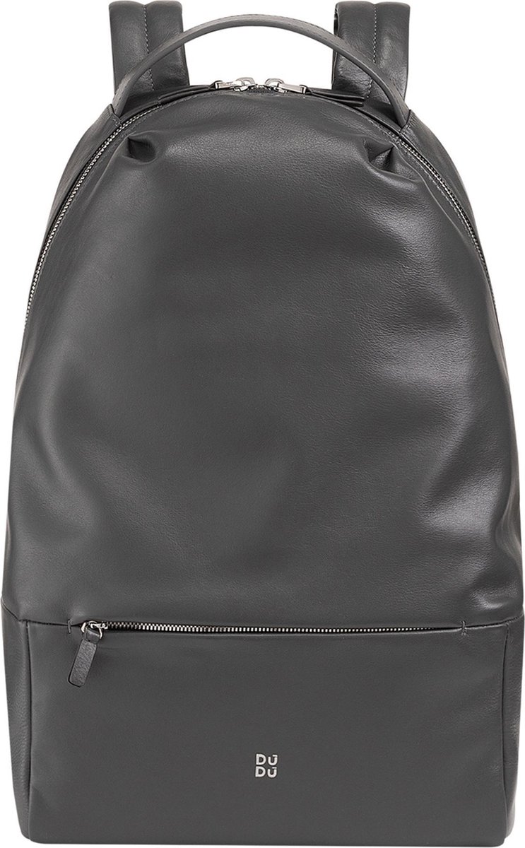 DuDu Leren rugzak 37 cm - anthracite