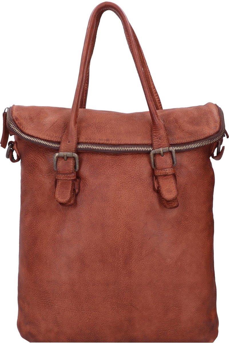 Harold's Submarine City Rugzak Leer 34 cm - cognac