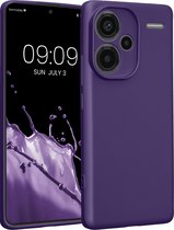 kwmobile coque de téléphone métallique en TPU - convient pour Xiaomi Redmi Note 13 Pro+ 5G / Redmi Note 13 Pro Plus 5G - Coque Flexible pour smartphone - En bleu-violet métallisé