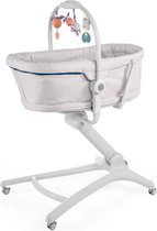 Bol.com Multifunctioneel Wiegje Baby Hug 4 in 1 - Verstelbaar naar Eetstoel - 0 tot 36 Maanden - Glacial - Co Sleeper aanbieding