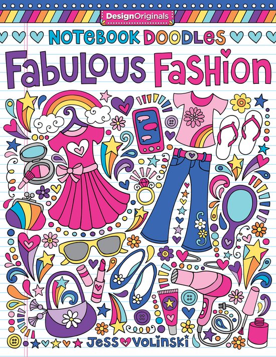Notebook Doodles Fabulous Fashion - cover