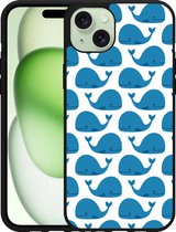 Cazy Hardcase Hoesje geschikt voor iPhone 15 Plus Whales