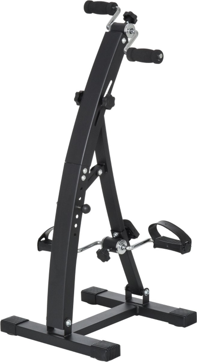 Hometrainer senioren - Fietstrainer - Fitness - Zwart - 41 x 50 x 96cm