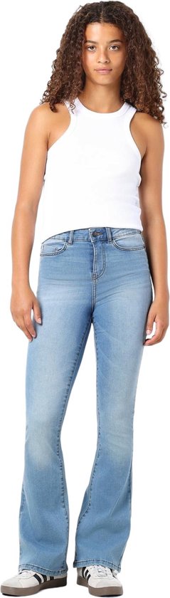 Noisy May Dames Jeans NMSALLIE HW FLARE JEANS VI162LB flared Fit Blauw 27W / 30L Volwassenen