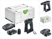 Festool CXS 18 accuschroefboormachine 18 V 40 Nm borstelloos + 1x accu 3.0 Ah + lader + systainer