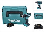 Makita DDF 485 A1J accuboormachine 18 V 50 Nm borstelloos + 1x oplaadbare accu 2.0 Ah + Makpac - zonder lader