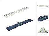 Festool FS 1400/2 geleiderail 1400 mm ( 491498 ) + Festool FS-BAG hoogwaardige tas voor geleiderails