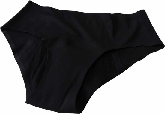 Cheeky Wipes Sous-vêtement menstruel sans couture - Feeling Sleek - Taille 32-34 - Zwart