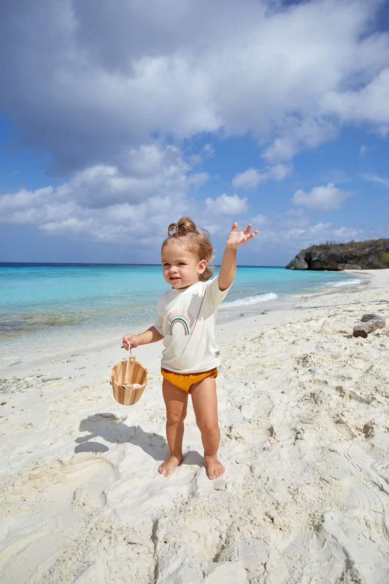 Lässig Splash & Fun Zwemshirt Rashguard Korte Mouw Rainbow nature, 13 - 18 maanden — afbeelding 4