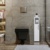 Toiletrol houder Årjäng toiletkast 65x15x12 cm wit
