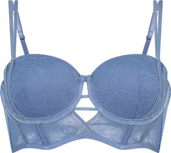 Hunkemöller Molly Padded Underwired Strapless Bra Blauw C90