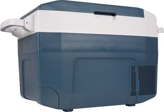 Tristar Koelbox KB-7740 XXL - Koelt en Vriest - Geschikt voor thuis en onderweg: 12V & 230V - Luxe DC Compressor Koelbox met Display - Koelvermogen tot -18°C - Incl. verlichting en safety lock - 40 liter - Grijs Blauw van Tristar — afbeelding 3