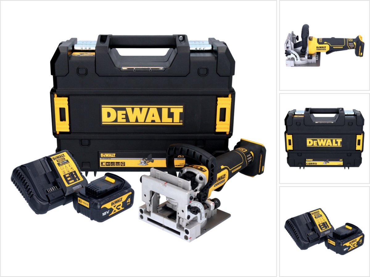 DeWalt DCW 682 M1T accu vlakdeuvelfrees 18 V 102 x 20 mm borstelloos + 1x accu 4,0 Ah + oplader + TSTAK