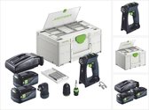 Festool CXS 18-Basic-Set accuschroefboormachine 18 V 40 Nm borstelloos + 2x accu 5.0 Ah + oplader + systainer