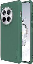 Nillkin Hoesje Geschikt voor OnePlus 12 Hoesje - Nillkin Super Frosted Shield Pro Case - Groen