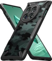 Ringke OnePlus 12 Hoesje Fusion-X Zwart Camouflage